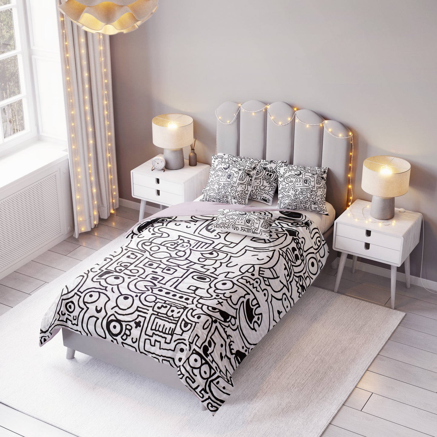 Mr Doodle  Quilt
