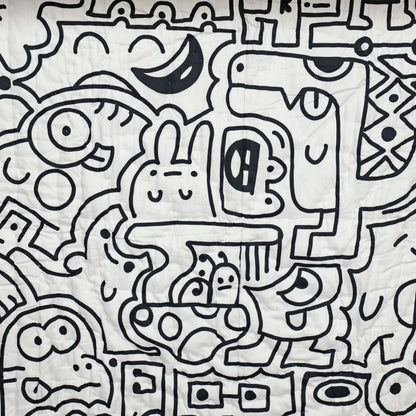 Mr Doodle  Quilt